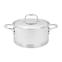 Demeyere Atlantis 7-Ply Stainless Steel Dutch Oven, 4.2-qt