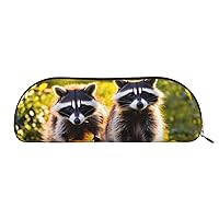 Cute Raccoon Print Cosmetic Bags For Women,Receive Bag Makeup Bag Travel Storage Bag Toiletry Bags Pencil Case