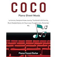 Coco Piano Sheet Music: Piano/Vocal/Guitar Chords