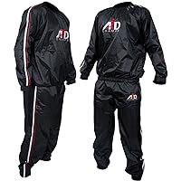 ARD-Champs Heavy Duty Sweat Suit track Suit Sauna Exercise Gym Suit Fitness Weight Loss Anti-Rip