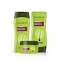 Keratin Kit (Shampoo 200 ml, Conditioner 200 ml, Hair Cream 200 ml) Each 1 quantity