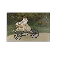 Retro Aesthetics Wall Art Girl Car Famous Classic Modern Garden Vintage Oil Painting Decorative Post Poster for Room Aesthetic Posters & Prints on Canvas Wall Art Poster for Room 16x24inch(40x60cm)