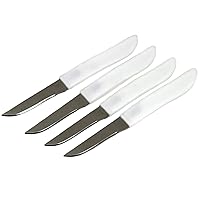 Select Paring Knife Set, 2.5 Inch Blade 6 Inches In Length 4 Piece Set, Stainless Steel/Black