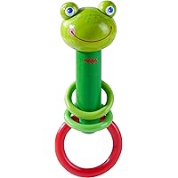 HABA 305923 Sound Frog, Sound Toy from 6 Months, Made in Germany, Green