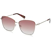 Longchamp Light Brown Gradient Square Ladies Sunglasses LO153S 737 59