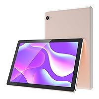 10 inch Tablets Android 12, 64GB ROM 4GB RAM 1280x800 Display Tablet PC with 2+8MP Dual Camera, 512GB Expandable, Bluetooth, WiFi, G-sensor, 6000mah Battery, Dual Speaker Computer Tablets, Rose Gold