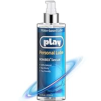 Water Based Lube - Personal Lubricant, Natural Lubricants for Women,Men,Couples,Chemical Free,Silky Smooth,Non-Staining,Condom & Toys Safe,Long-Lasting Liquid Lube,8 Fl Oz