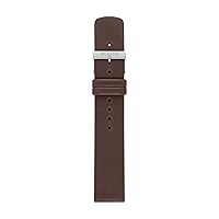 Skagen SKB6118 Men's 20mm Espresso Standard Leather Watch Band, Genuine Imported Product, Braun, One Size