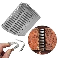 60PCS (The Correct Original) RID-O-MICE Stainless Steel Brick Weep Hole Covers (2.75 Inch) Stops and Keeps Out Mice, Wasps, Bees, Lizards, Snakes, Scorpions and Many Insects.