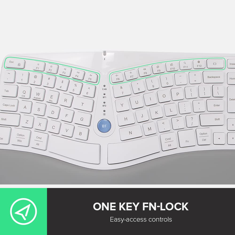 apple compatible ergonomic keyboard