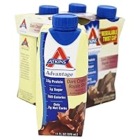 Atkins Nutritionals Atkins Advantage RTD Shake - 11 oz, Dark Chocolate Royale 4 Pack(s)