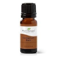 Plant Therapy Cinnamon Bark Essential Oil 10 mL (1/3 oz) 100% Pure, Undiluted, Cinnamon Oil for Diffuser, Spray, Candle Making, Spicy, Sweet Scent, Therapeutic Grade