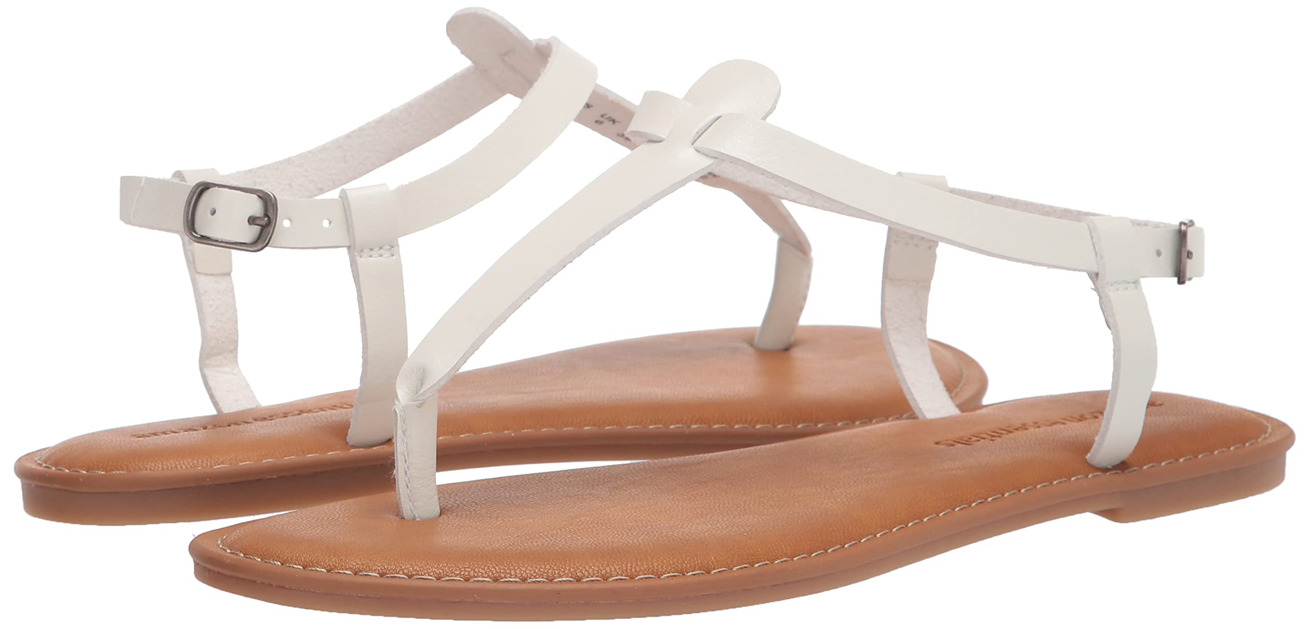 Amazon Essentials Women's Casual Thong Sandal with Ankle Strap