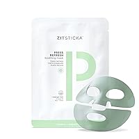 ZitSticka Press Refresh, Exfoliating and Hydrating Sheet Mask to Soothe Acne-Prone Skin (1 Pack)