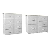 Fabric Storage Tower Bundle - 13 Drawers Organizer Unit for Bedroom and Living Room