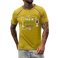 Men's T-Shirts Plunger Tee Vintage Short Sleeve Round Neck Printed T Shirt Polo Shirts, S-6XL