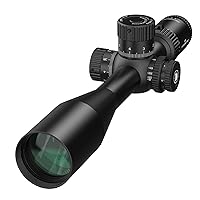 LHD 3-12/4-16/6-24/8-32 Lightweight Tatical Rifle Scope, First Focal Plane, Six Level Red Illuminated Reticle, Riflescope for Hunting with 30mm Tube, Zero Stop, Zero Reset, Large Eye Box