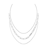 Calvin Klein Jewelry Women's Stainless Steel Gift Set Chain Necklaces, Color: Silver (Model: 35000432)