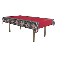 Beistle Red Carpet Star Tablecover