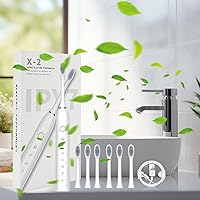 Electric Toothbrush- Electric Toothbrush with 6 Brush Heads- Smart 6-Speed Timer Electric Toothbrush Ipx7, Rechargeable Toothbrush, Electric T-Ooth Brush, S-Onic Toothbrush