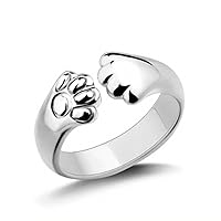 Cute Cat Claw Ring Ladies Simple Jewelry Rings Banquet Party Birthday Present Woman Wedding Rings Open Ring