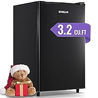 Upright Freezer 3.2 Cubic Feet Front Door Freezer Compact Upright Freezer with 7-speed Temperature Control for Home Kitchen Office Apartment Black