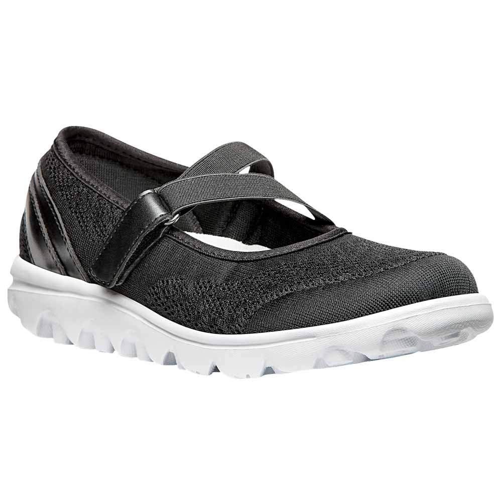 Propet Womens TravelActiv Mary Jane Walking Walking Sneakers Shoes - Grey