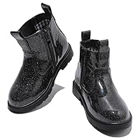 kkdom Boys Girls Waterproof Outdoor Side Zipper Comfort Chelsea Ankle Boots(Toddler/Little Kid/Big Kid)