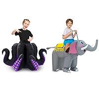 Inflatable Octopus Costumes for Kids + Inflatable Elephant Costume Kids