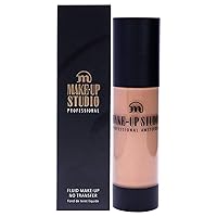 Professional Amsterdam Fluid Foundation No Transfer - Creates A Soft-Focus, Velvety Natural Finish - Delivers Long-Wearing Light To Medium Coverage - Wb2 Honey - 1.18 Oz, (S0658/H)