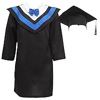 BESTOYARD Black Formal Dress Boy Hat Black Robe Costume Graduation Costume Kids Tassel Graduation Hat Preschool