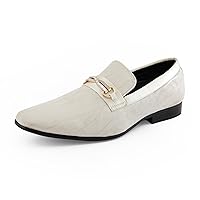 Amali King - Men's Slippers - Mens Loafers - Designer Shoes for Men - Tuxedo Shoes - Velvet Loafers Men - Embossed Paisley Pattern, Satin Band and Trim