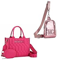 Milan Chiva Small Handbags and Shining Sling Bag for Women Trendy