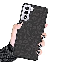 KANGHAR Case Designed for Galaxy S21 Plus,Black Leopard Design,Tire Texture Non-Slip +Shockproof Rugged TPU Protective Case for Samsung Galaxy S21 Plus-Leopard Pattern