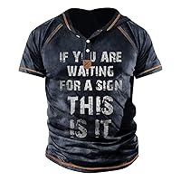 SHZFGUI Henley Men's Short-Sleeved T-Shirt with Button Placket, Men's Casual Oversized T-Shirt with Hood, Leisure (S-4XL)