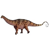 HAOLONGGOOD 1:35 Scale Apatosaurus Figure Diplodocidae PVC Animal Model Collection Wonderful Decoration Realistic Simulation Dinosaur Gift for Adult. (Orange)