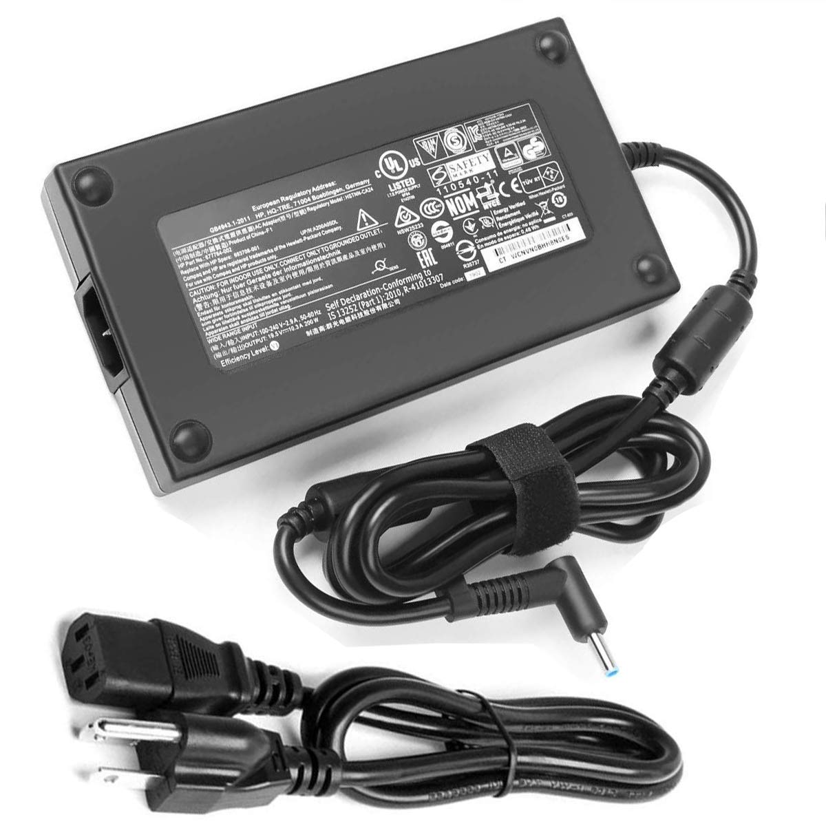Mua 200W Laptop Charger Replacement for Hp-OMEN-ZBook-Pavilion-Gaming-Envy-Studio  G3 G4 G5 G6 G7 15 15t 17 17t Series, L00818-850 TPN-DA10 TPN-LA21  L73385-001 L00895-003 ADP-200HB B   Power Cord trên Amazon Mỹ  chính