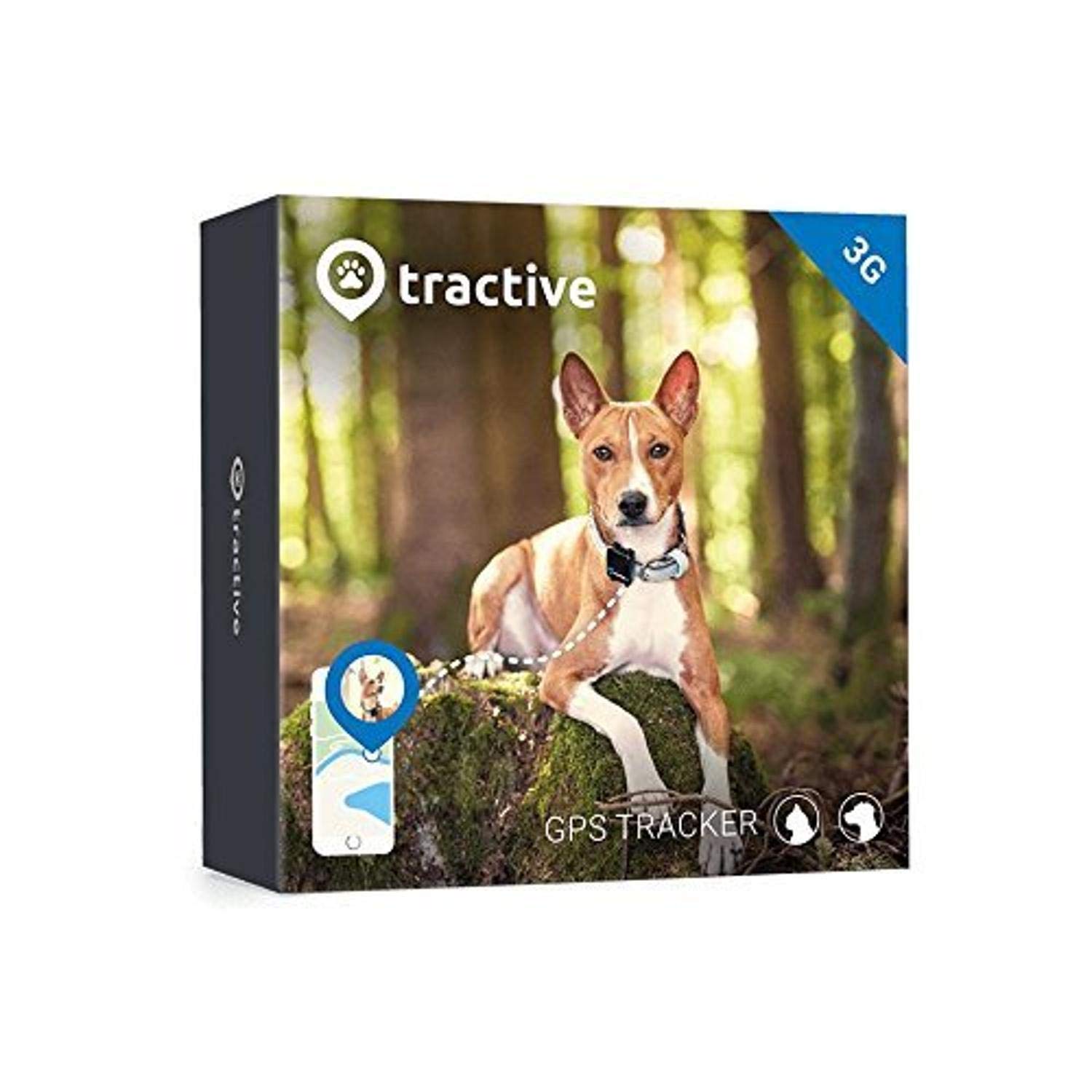 Tractive 3G GPS Dog Tracker – Dog Tracking Device with Unlimited Range