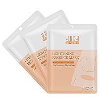 Lightening Essence Mask Trio - Pack of 30 PCS for Radiant Skin! Rejuvenate and Hydrate with Japanese Beauty Wisdom.[ML-HSSS00303-A-3x003]