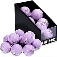Bath Bombs Gift Set for Women, BODY & EARTH 10 X 3.5 oz Essential Oils Lavender Handmade Birthday Gift Idea for Family, Women, Men, Christmas Gifts for Women