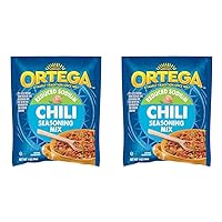 Ortega Seasoning Mix, Reduced Sodium Chili, 1 Ounce (Pack of 2)