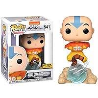 Funko 36470 Pop! Animation: Avatar The Last Airbender - Aang on Airscooter (Special Edition) #541