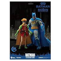 Beast Kingdom The Dark Knight Returns: Batman & Robin DAH-044 DX Dynamic 8ction Action Figure, Multicolor