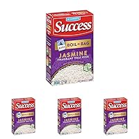 Success Boil-in-Bag Rice, Thai Jasmine Rice, Quick Rice Meals, 14-Ounce Box (Pack of 4)