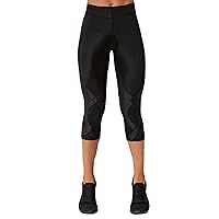 CW-X Women's Stabilyx Joint Support 3/4 Capri Compression Tight Pants
