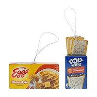  Make Your Day Variety, Pop Tarts Frosted Toaster Pastries,  Chocolate Chip, S'mores, Hot Fudge Sundae, and Eggo Maple Flavor, 3.3 Ounce  (Pack of 24) - with MYD Bag Clip