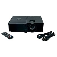 Dell 4350 DLP Projector 4000 Lumens Conference Room HD 1080p HDMI, Bundle Remote Control Power Cord HDMI Cable