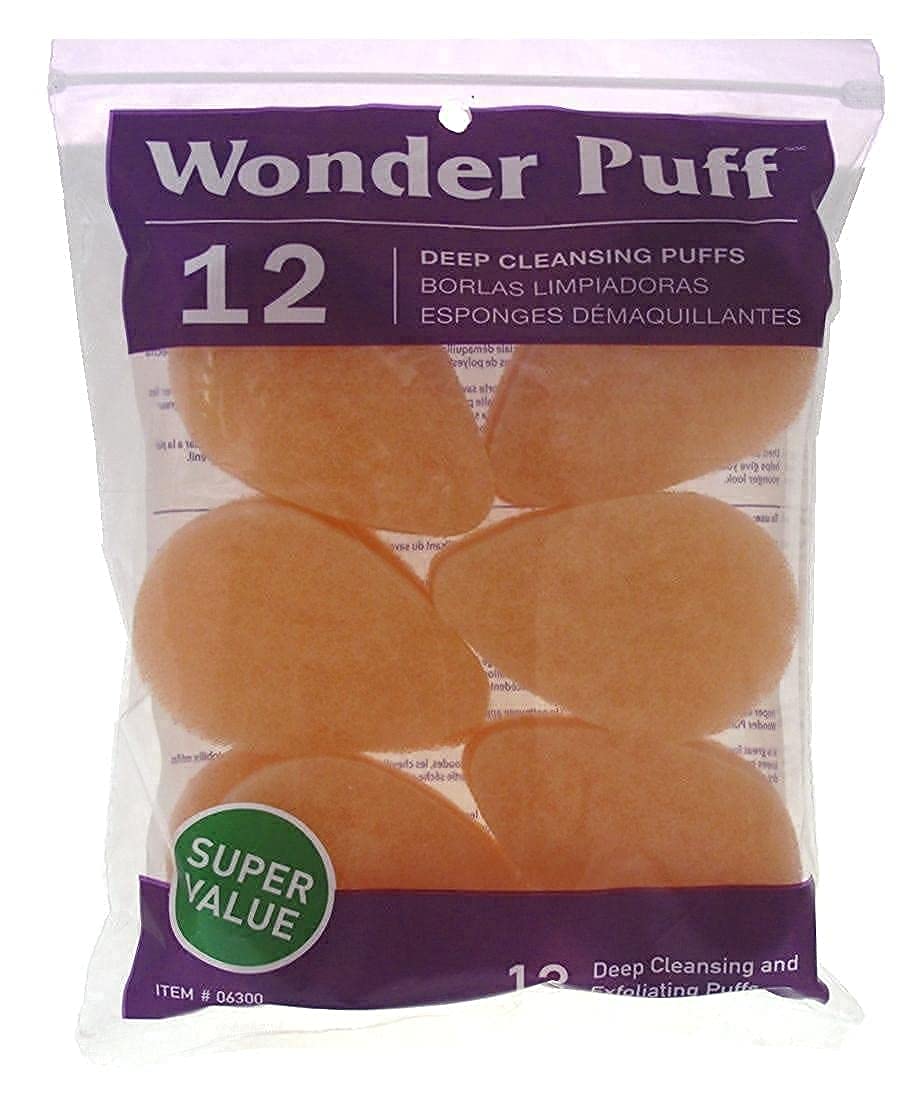 Wonder Puff Deep Cleansing Puffs, 12 Count