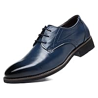 Dress Shoes for Men Fashion Mens Oxford Leather Lace up Classic Modern Business Formal Wedding Shoes