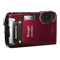 Olympus TG-820 12MP Shock/Water/Freeze-Proof Camera-Red (Old Model)